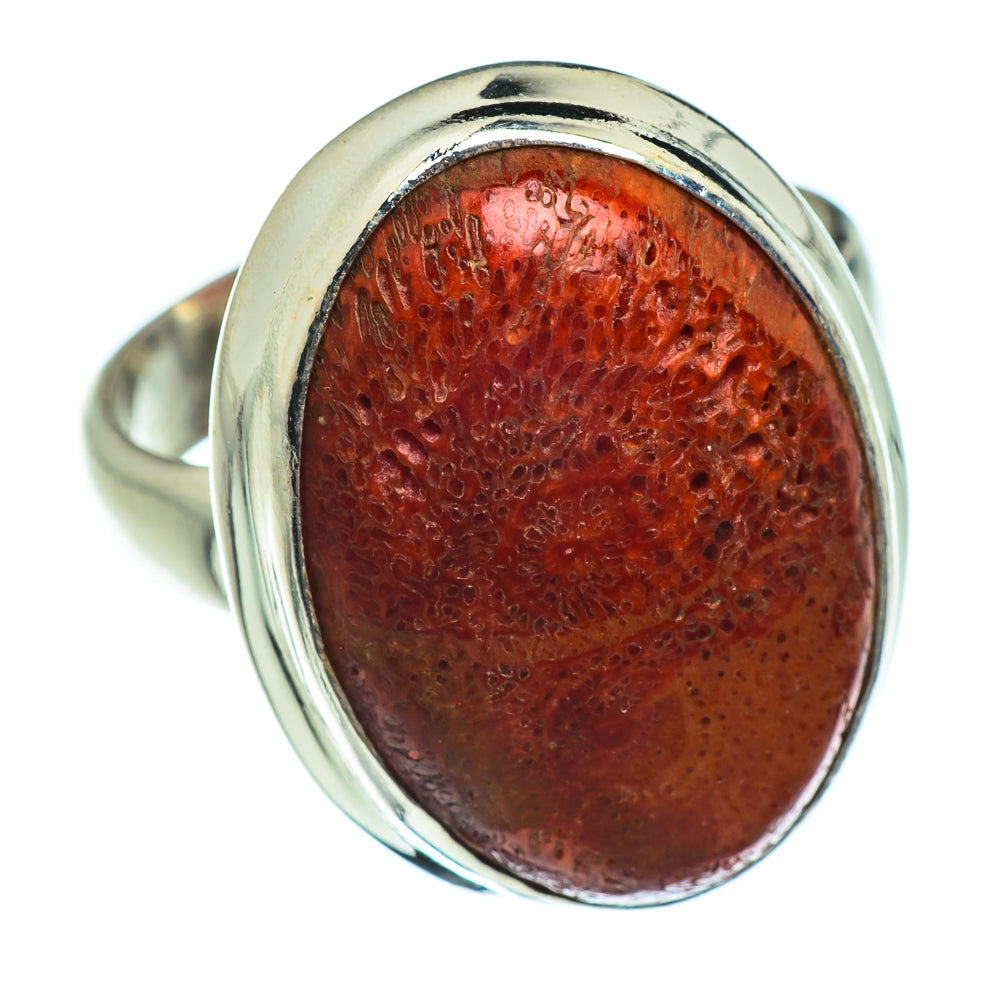Sponge Coral Rings handcrafted by Ana Silver Co - RING46768
