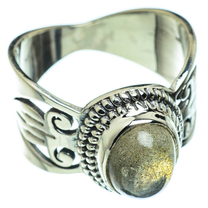 Labradorite Rings handcrafted by Ana Silver Co - RING46786