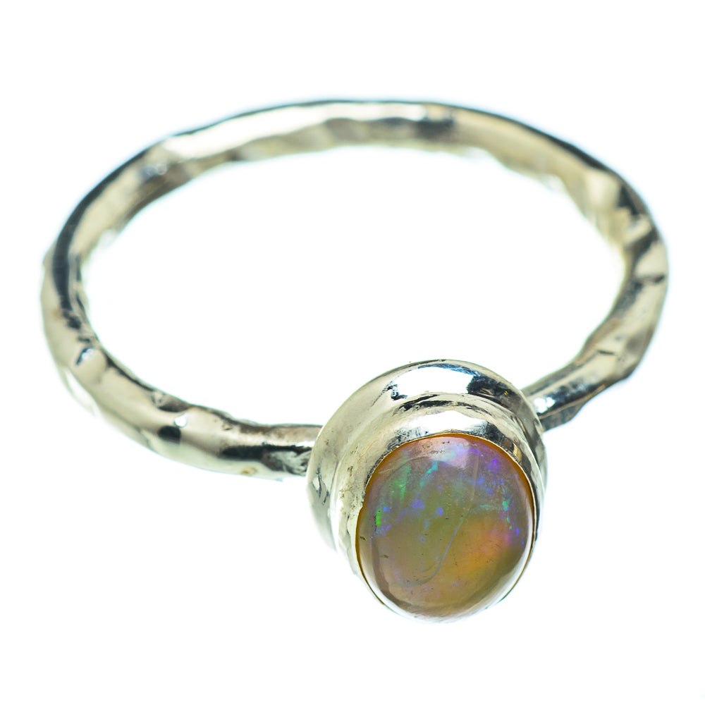 Ethiopian Opal Rings handcrafted by Ana Silver Co - RING46838