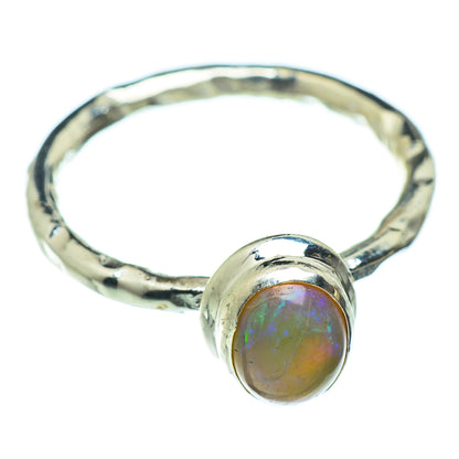 Ethiopian Opal Rings handcrafted by Ana Silver Co - RING46838