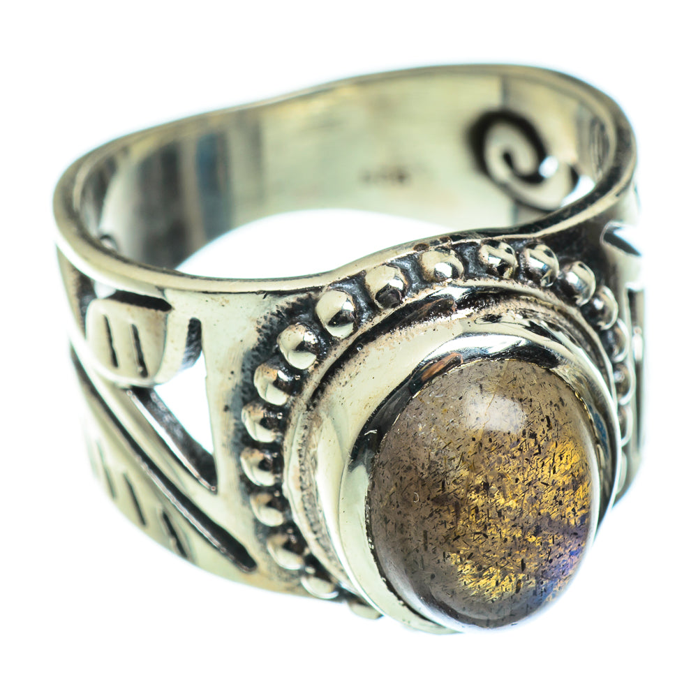Labradorite Rings handcrafted by Ana Silver Co - RING46844