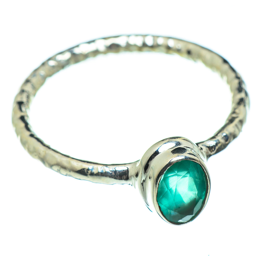 Zambian Emerald Rings handcrafted by Ana Silver Co - RING46847