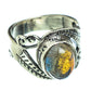 Labradorite Rings handcrafted by Ana Silver Co - RING46862