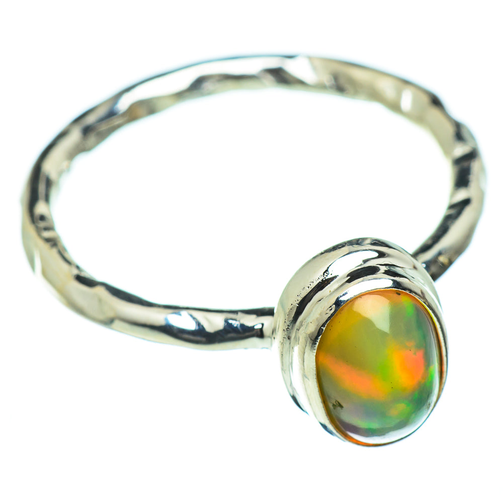 Ethiopian Opal Rings handcrafted by Ana Silver Co - RING46927