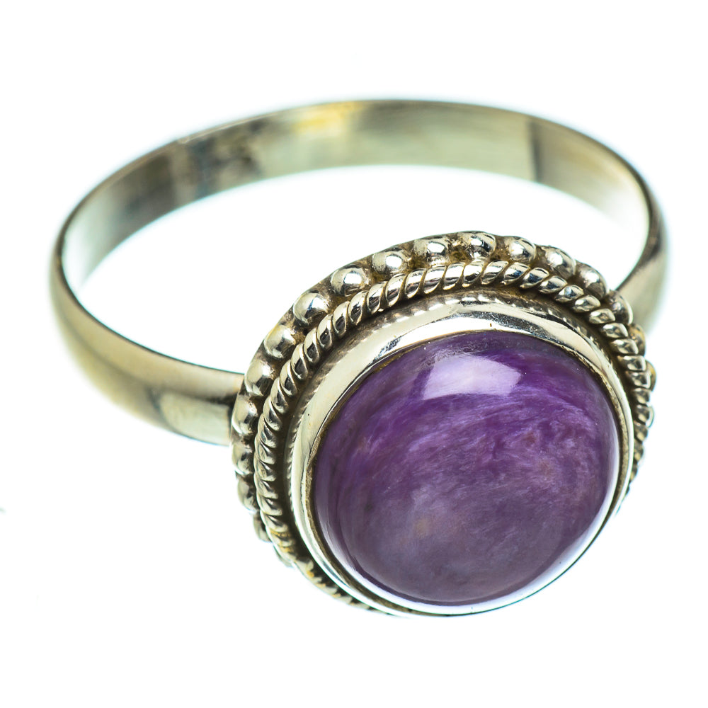 Charoite Rings handcrafted by Ana Silver Co - RING46943