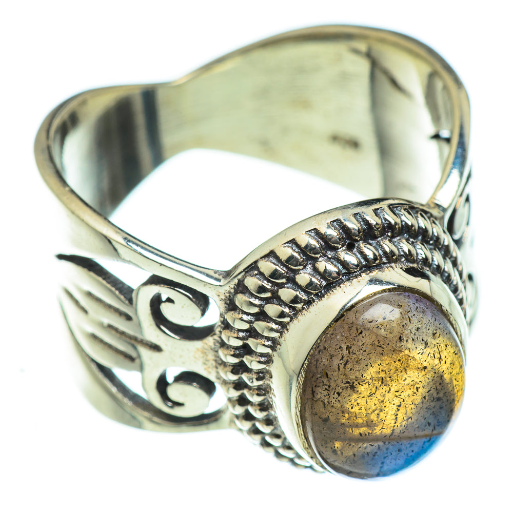 Labradorite Rings handcrafted by Ana Silver Co - RING46980