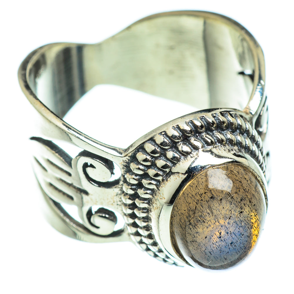Labradorite Rings handcrafted by Ana Silver Co - RING47012