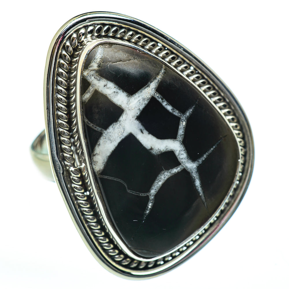 Septarian Geode Rings handcrafted by Ana Silver Co - RING47139