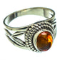 Baltic Amber Rings handcrafted by Ana Silver Co - RING47219