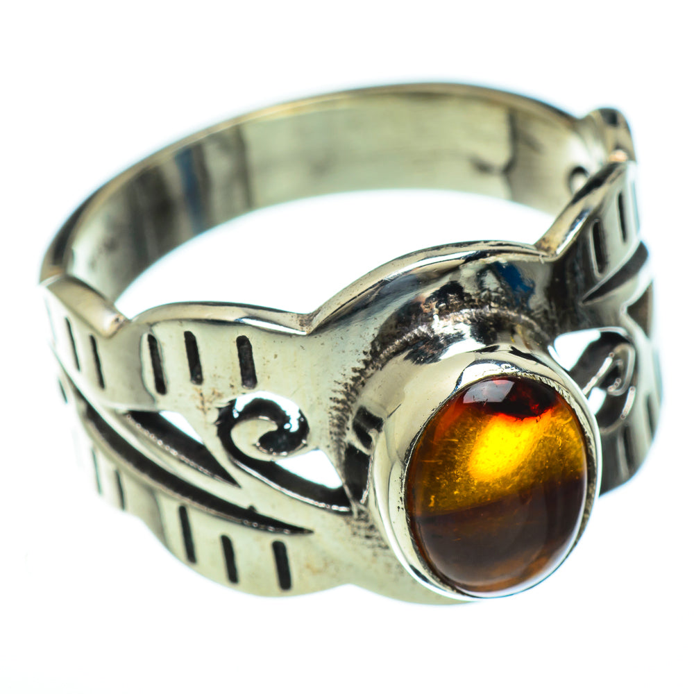 Baltic Amber Rings handcrafted by Ana Silver Co - RING47251