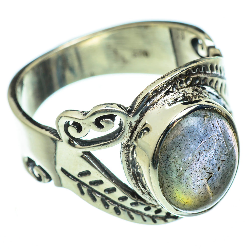 Labradorite Rings handcrafted by Ana Silver Co - RING47273