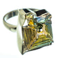 Bismuth Crystal Rings handcrafted by Ana Silver Co - RING47321