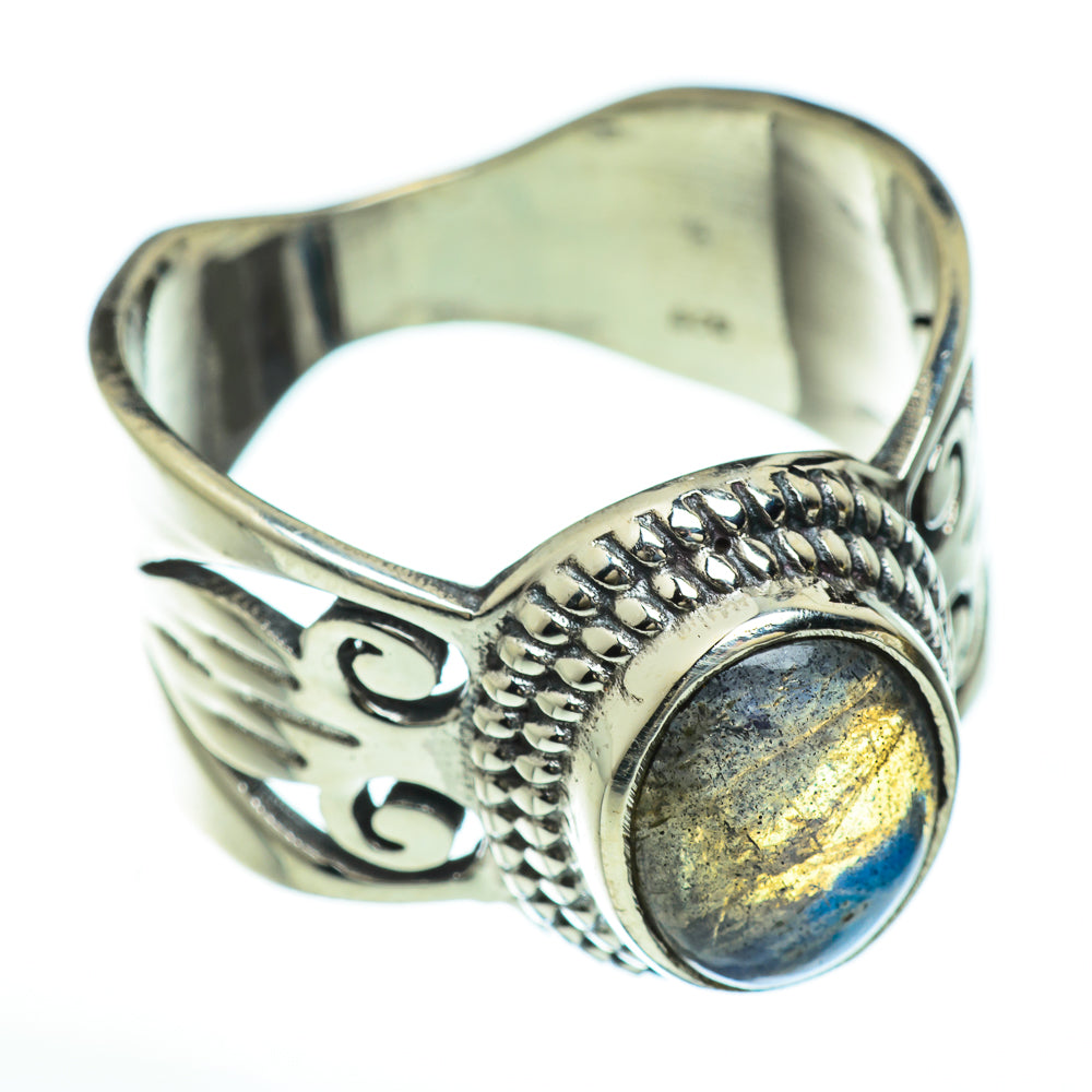 Labradorite Rings handcrafted by Ana Silver Co - RING47325