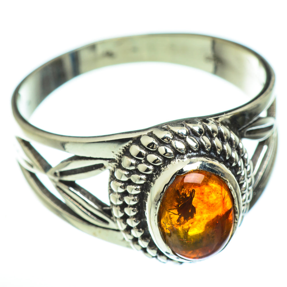 Baltic Amber Rings handcrafted by Ana Silver Co - RING47365