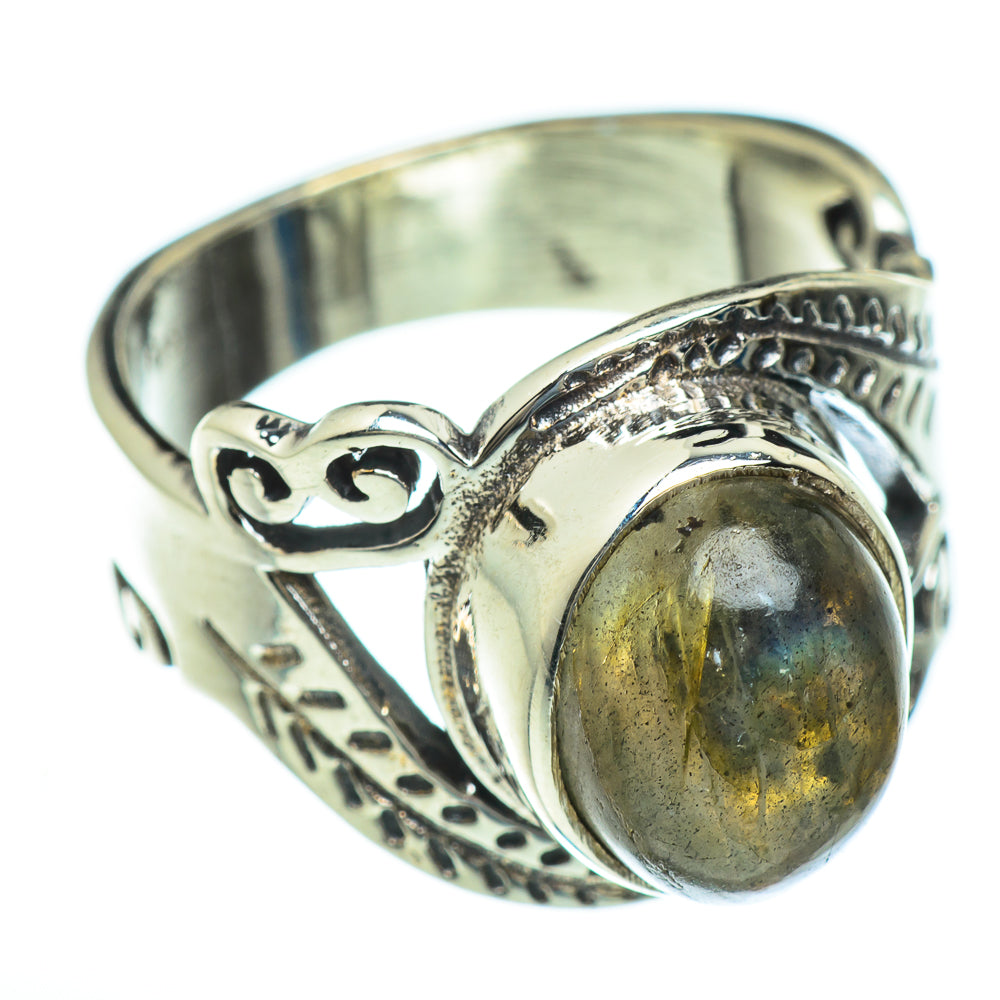 Labradorite Rings handcrafted by Ana Silver Co - RING47378