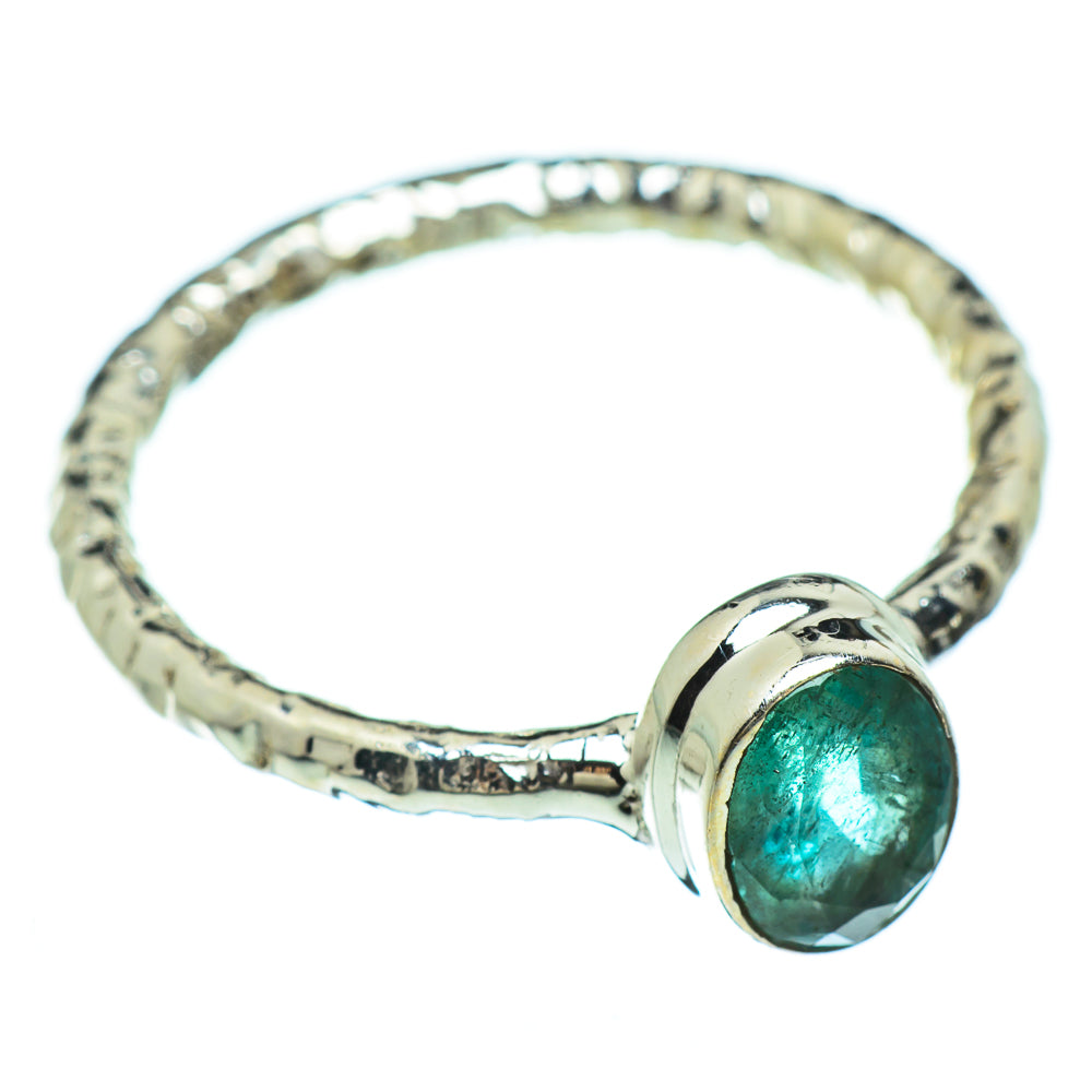 Zambian Emerald Rings handcrafted by Ana Silver Co - RING47390