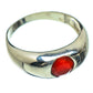 Red Onyx Rings handcrafted by Ana Silver Co - RING47394