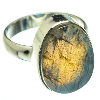 Labradorite Rings handcrafted by Ana Silver Co - RING47431