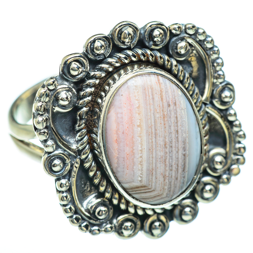 Scolecite Rings handcrafted by Ana Silver Co - RING47441