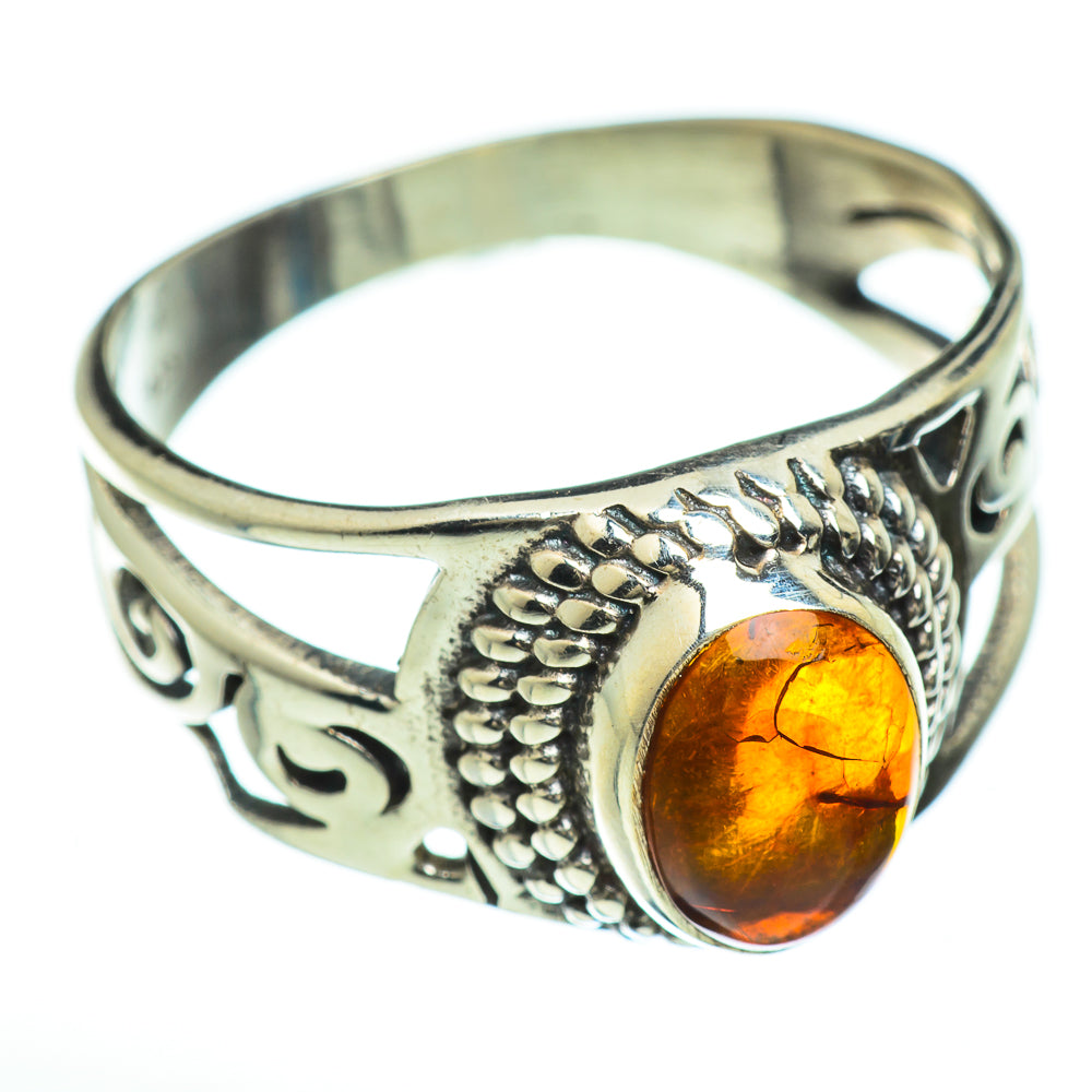 Baltic Amber Rings handcrafted by Ana Silver Co - RING47444