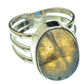 Labradorite Rings handcrafted by Ana Silver Co - RING47455