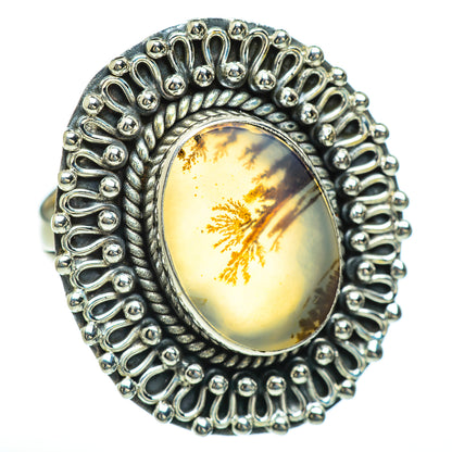 Scenic Dendritic Agate Rings handcrafted by Ana Silver Co - RING47484