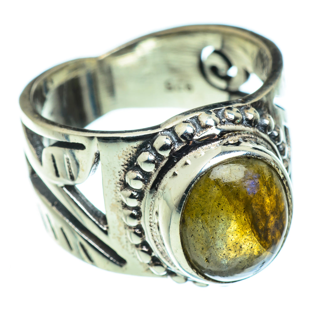 Labradorite Rings handcrafted by Ana Silver Co - RING47559