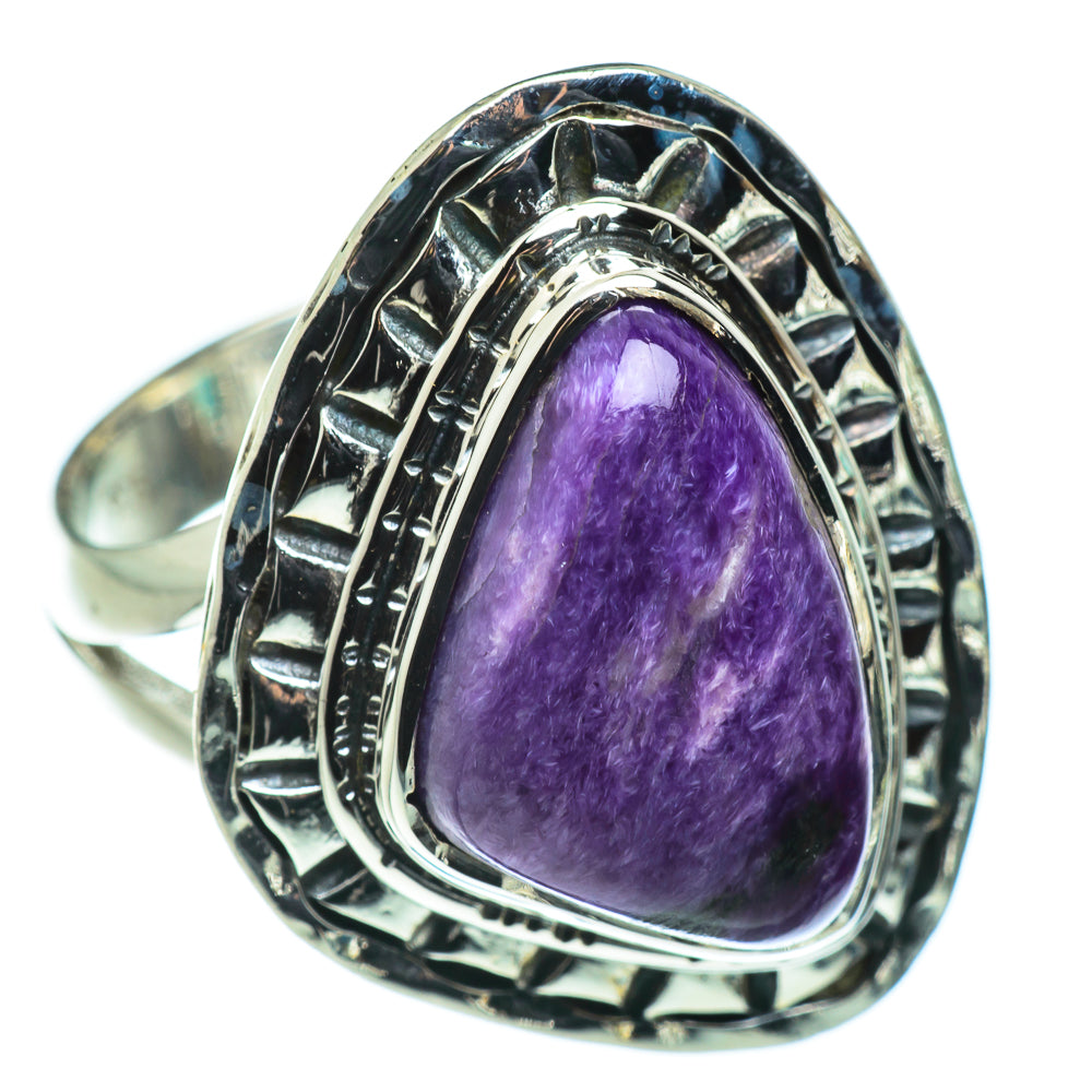 Charoite Rings handcrafted by Ana Silver Co - RING47578