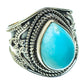 Larimar Rings handcrafted by Ana Silver Co - RING47593
