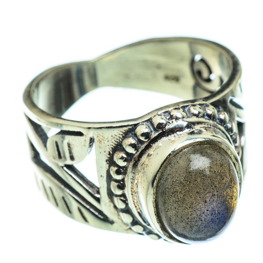 Labradorite Rings handcrafted by Ana Silver Co - RING47596