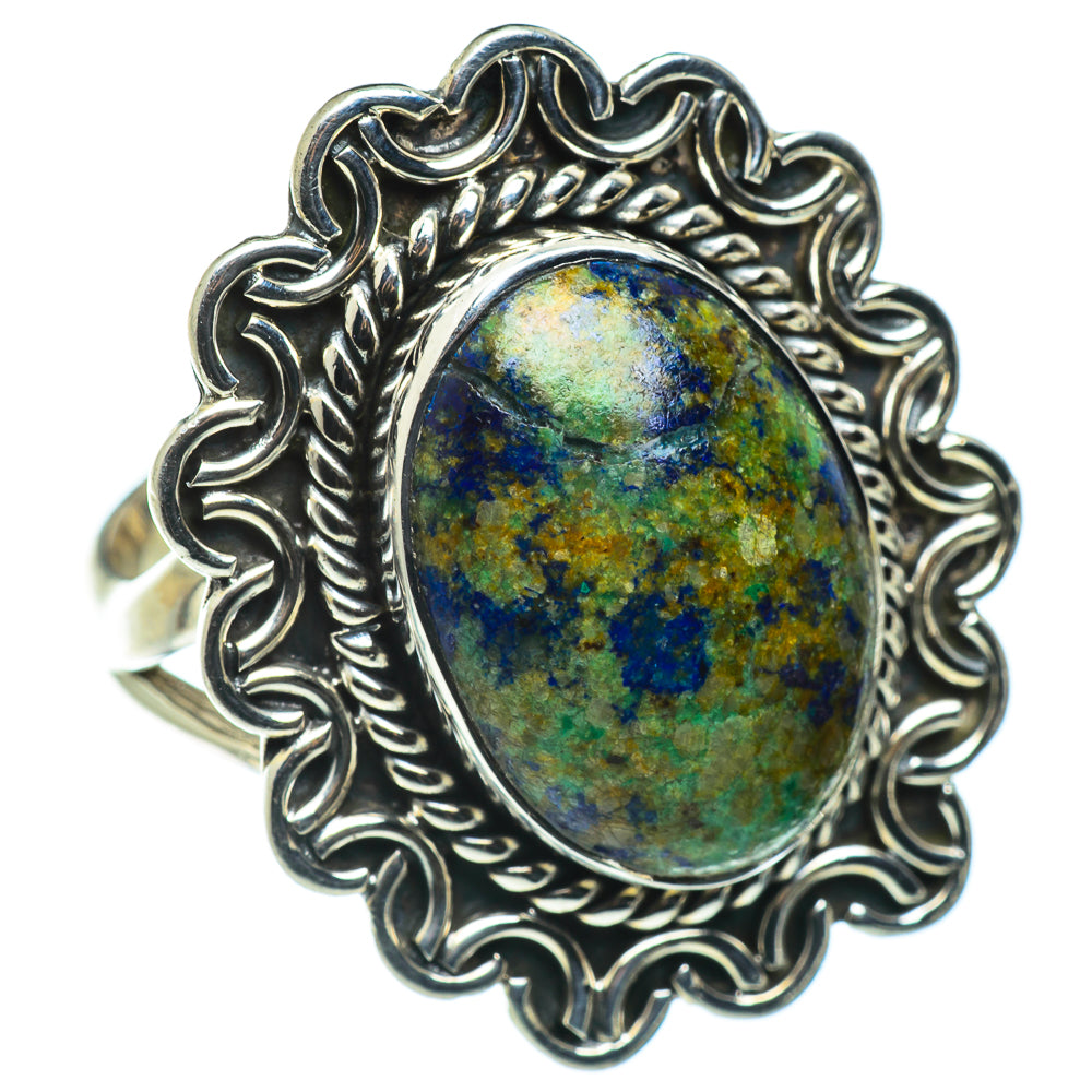 Azurite Rings handcrafted by Ana Silver Co - RING47617