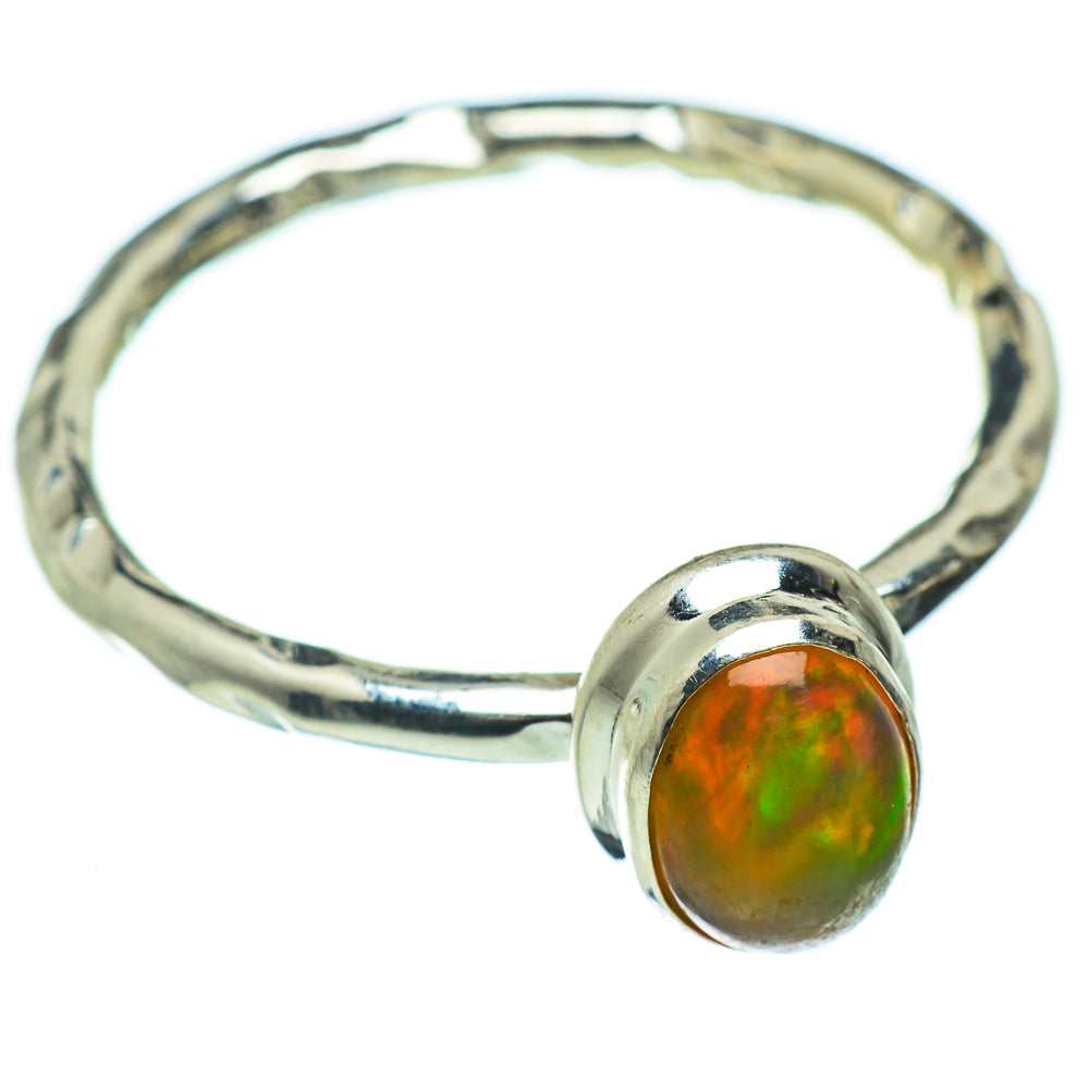 Ethiopian Opal Rings handcrafted by Ana Silver Co - RING47704