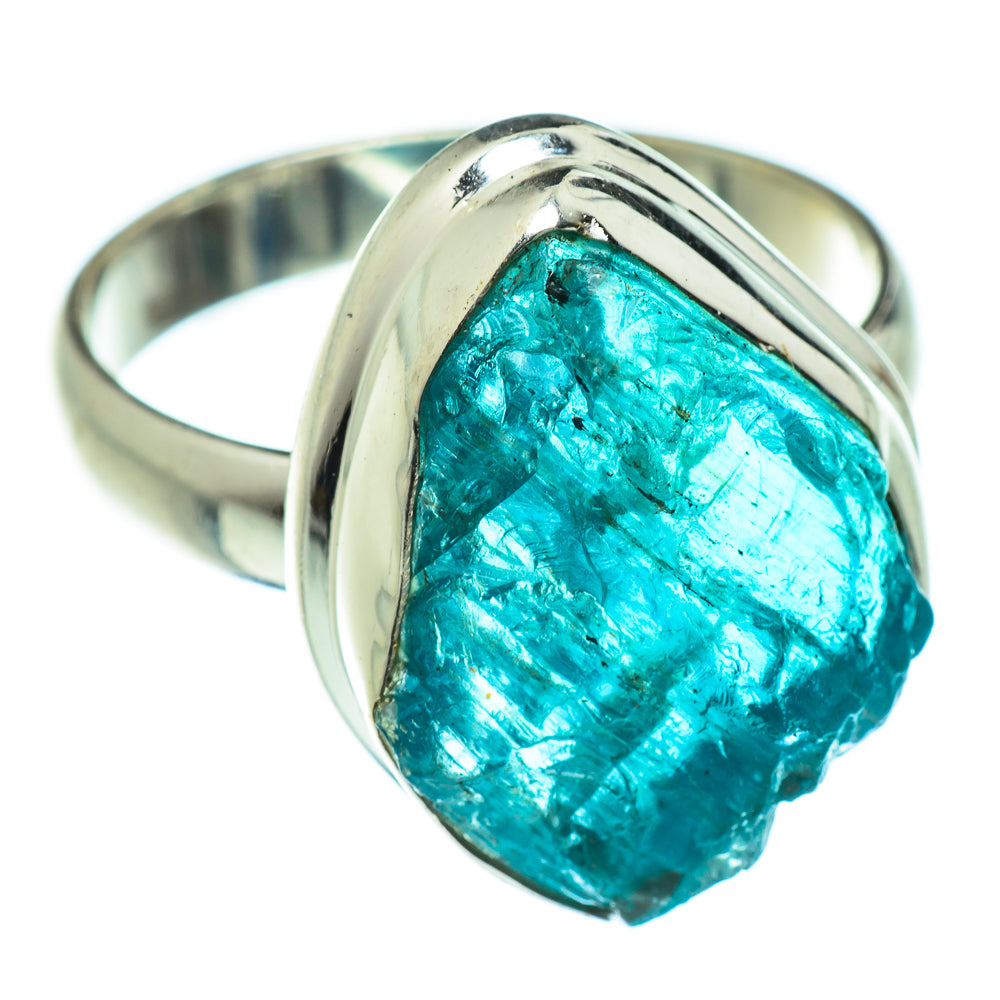 Blue Fluorite Rings handcrafted by Ana Silver Co - RING47707