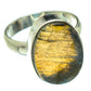 Labradorite Rings handcrafted by Ana Silver Co - RING47712