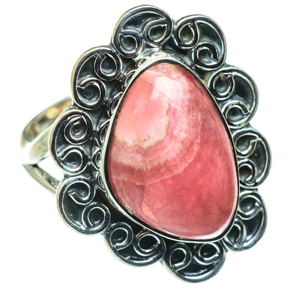 Rhodochrosite Rings handcrafted by Ana Silver Co - RING47723
