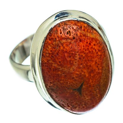 Sponge Coral Rings handcrafted by Ana Silver Co - RING48002