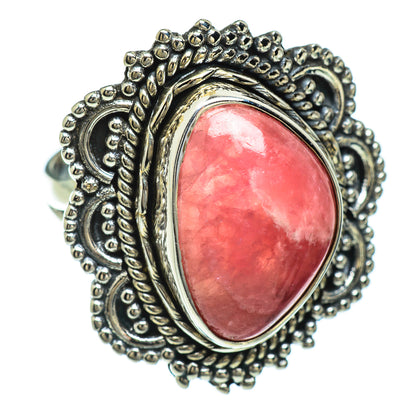 Rhodochrosite Rings handcrafted by Ana Silver Co - RING48040