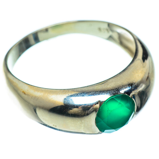 Green Onyx Rings handcrafted by Ana Silver Co - RING48153