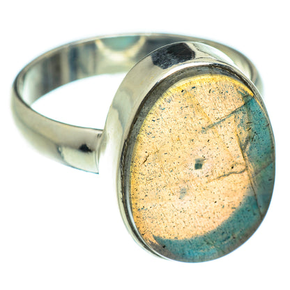 Labradorite Rings handcrafted by Ana Silver Co - RING48179
