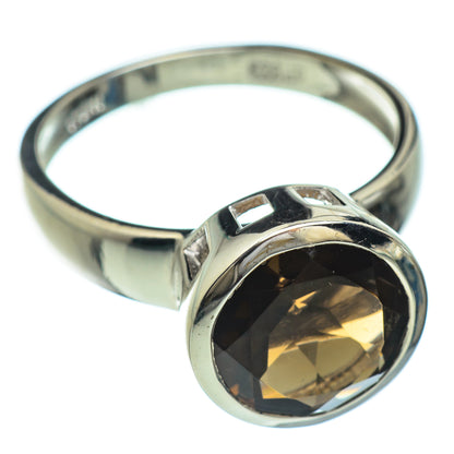 Smoky Quartz Rings handcrafted by Ana Silver Co - RING48182