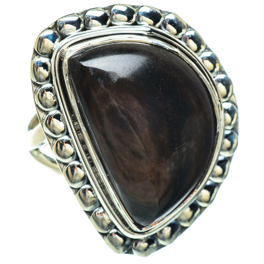Brown Agate Rings handcrafted by Ana Silver Co - RING48288