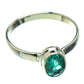 Zambian Emerald Rings handcrafted by Ana Silver Co - RING48332