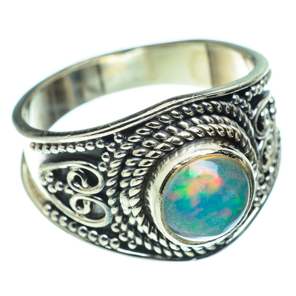 Ethiopian Opal Rings handcrafted by Ana Silver Co - RING48391