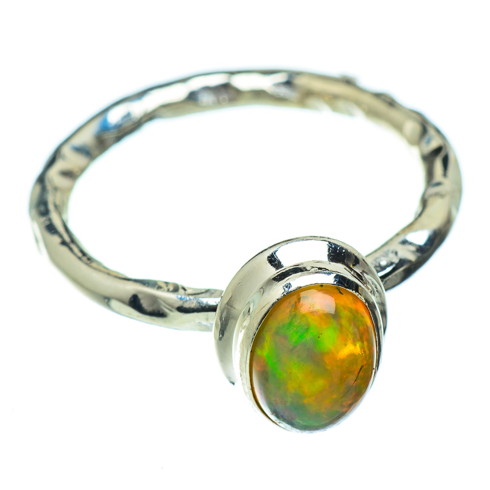 Ethiopian Opal Rings handcrafted by Ana Silver Co - RING48449