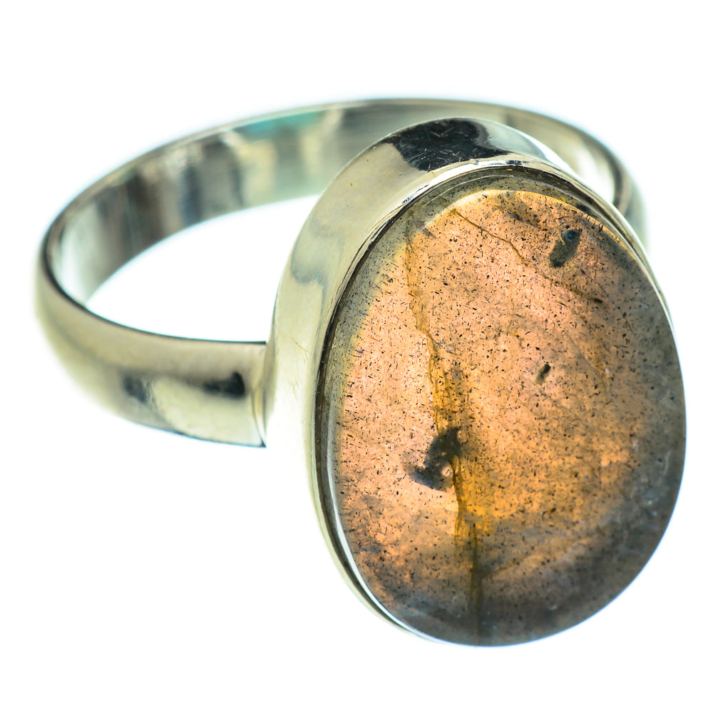 Labradorite Rings handcrafted by Ana Silver Co - RING48510
