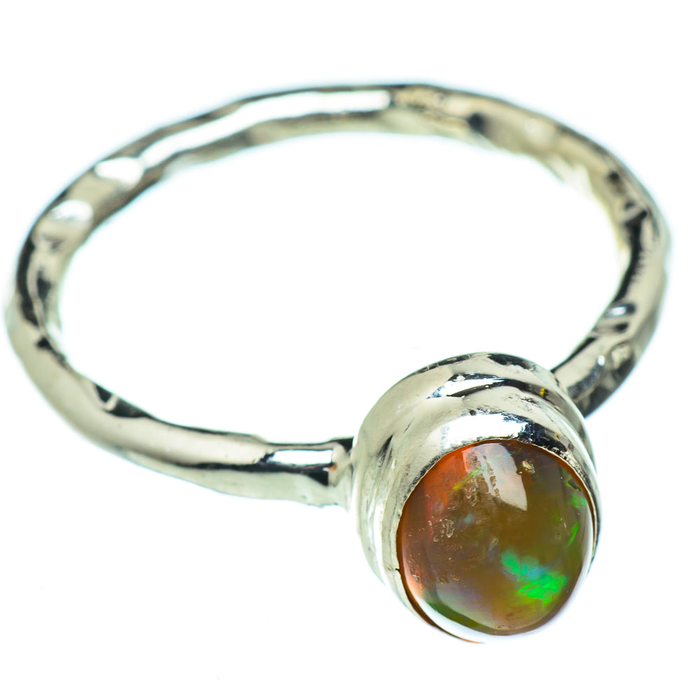 Ethiopian Opal Rings handcrafted by Ana Silver Co - RING48532