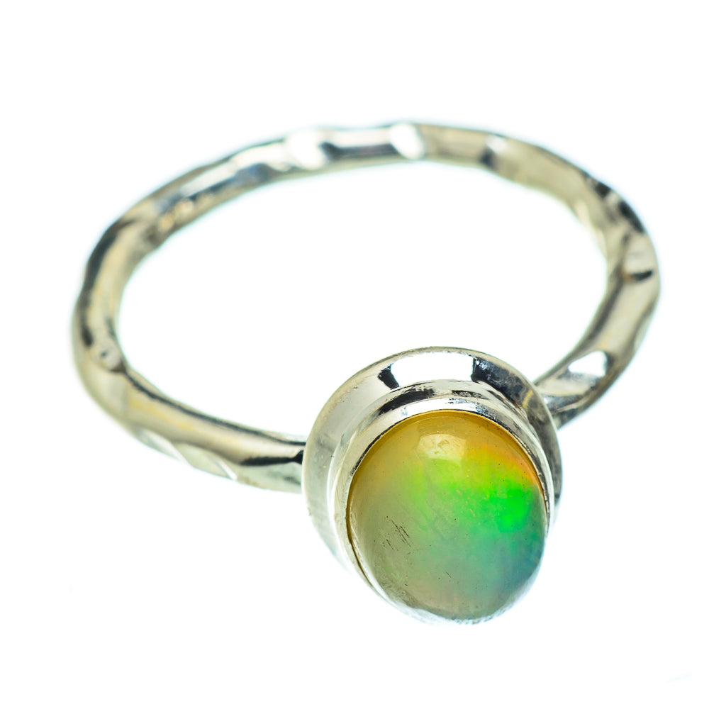 Ethiopian Opal Rings handcrafted by Ana Silver Co - RING48558