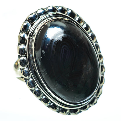 Psilomelane Rings handcrafted by Ana Silver Co - RING48652