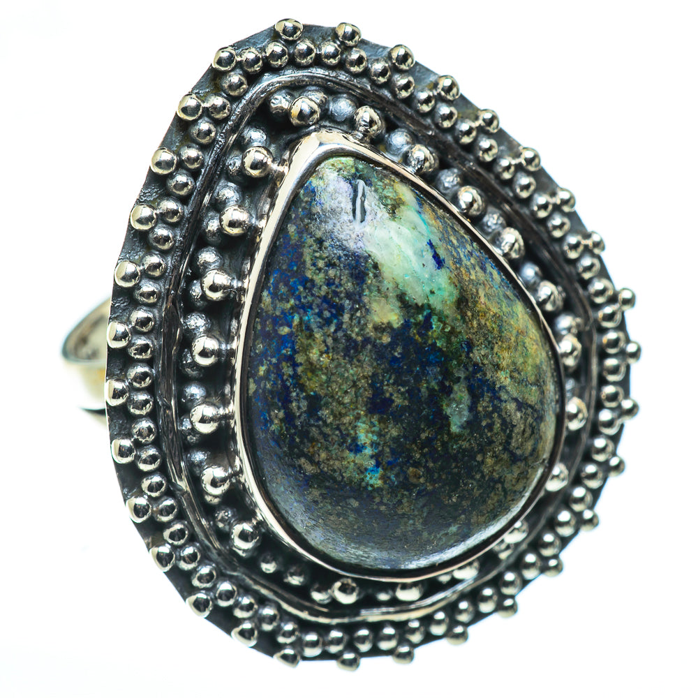 Azurite Rings handcrafted by Ana Silver Co - RING48656