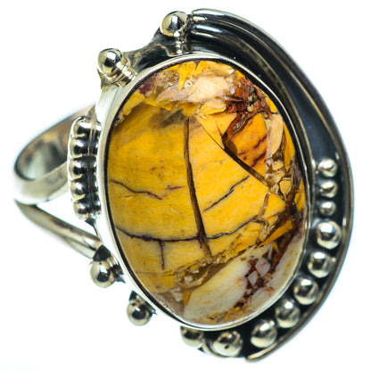 Brecciated Mookaite Rings handcrafted by Ana Silver Co - RING48742